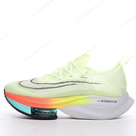 Billige Sko Nike Air Zoom AlphaFly Next ‘Lysegrønn Oransje Svart’ CI9925-700