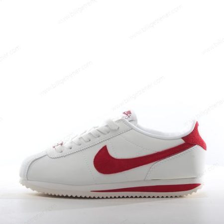 Billige Sko Nike Cortez Basic ‘Hvit Rød’ 819719-101