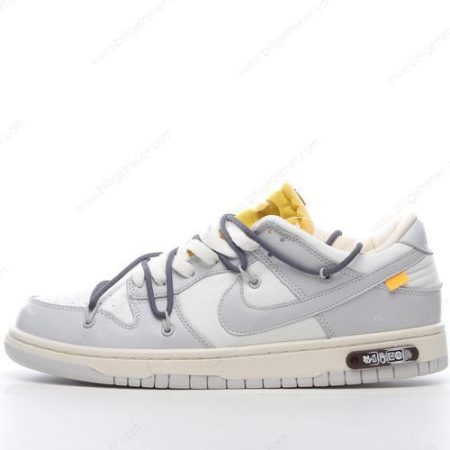 Billige Sko Nike Dunk Low x Off-White ‘Grå Hvit’ DM1602-105