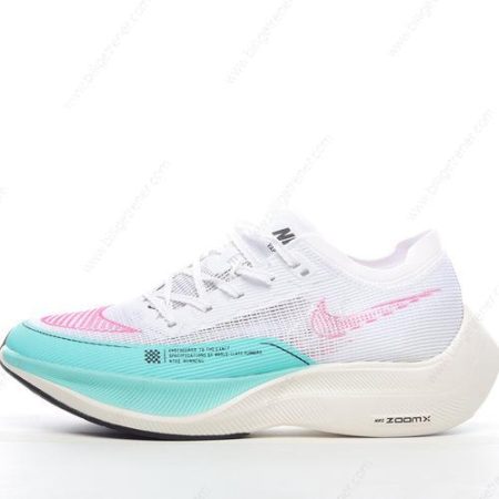Billige Sko Nike ZoomX VaporFly NEXT% 2 ‘Hvit Blå Rosa’ CU4111-101